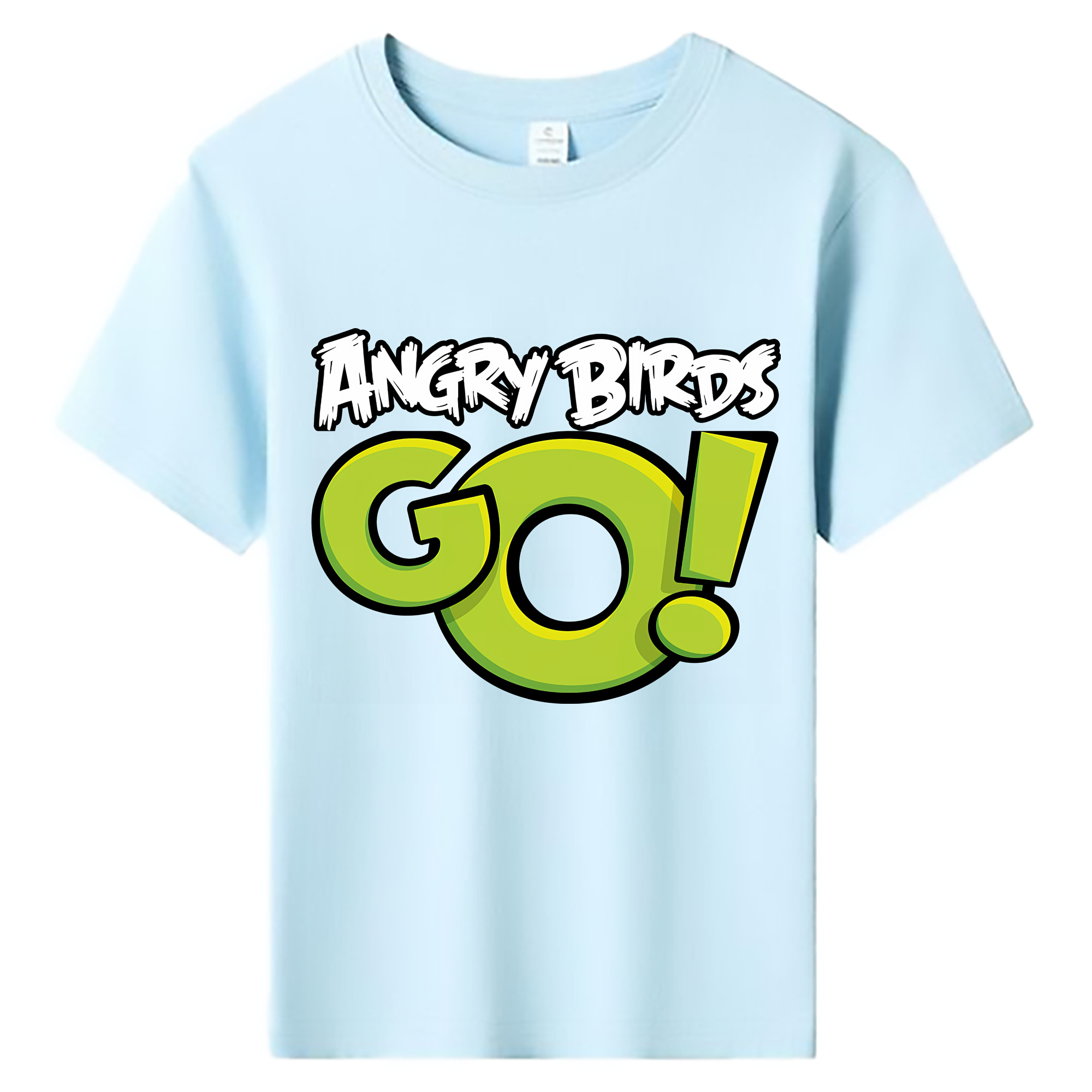 （画像用） Angry Birds アングリーバード 綿100％キッズTシャツ（フロントプリント）